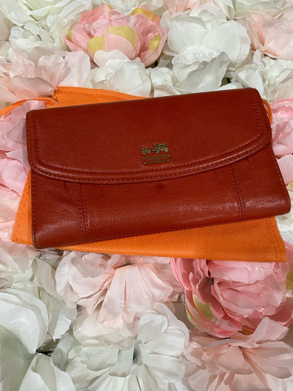 Coach Leather Flap Wallet